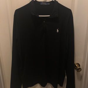 Black Polo Ralph Lauren Performance 1/2 zip up